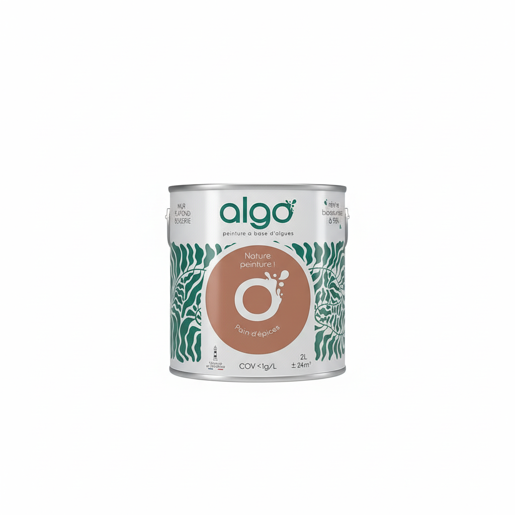 Peinture écologique Algo - Marron Pain d'épices