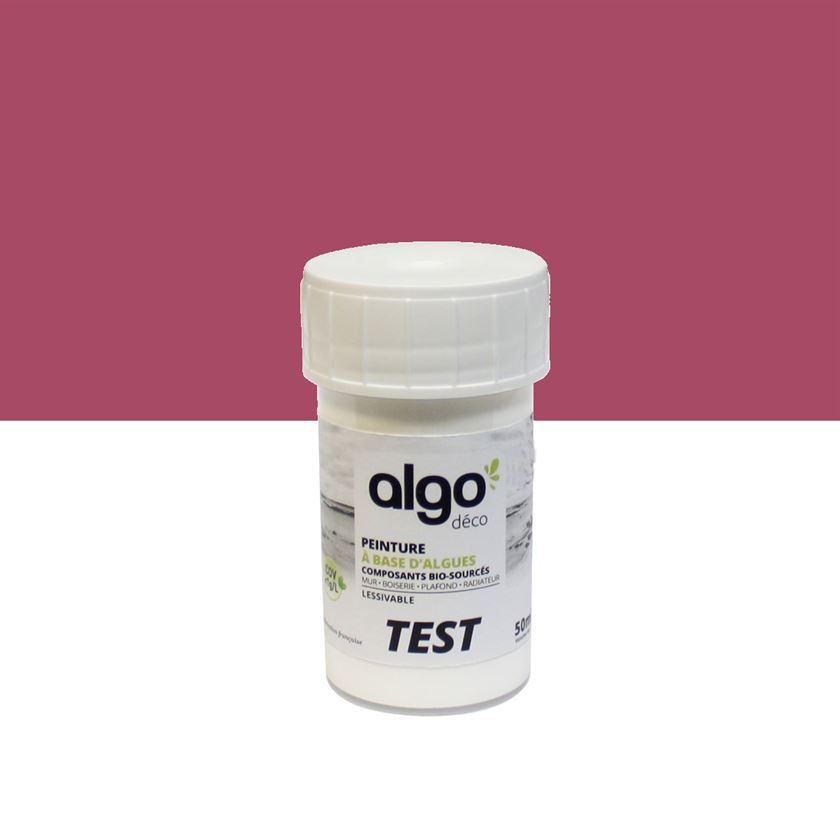 Testeur de Peinture écologique Algo Rose Exubérant
