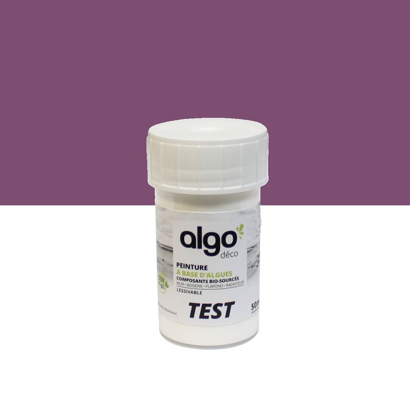 Testeur de Peinture écologique Algo Violet Aubergine croustillante de la méditerranée