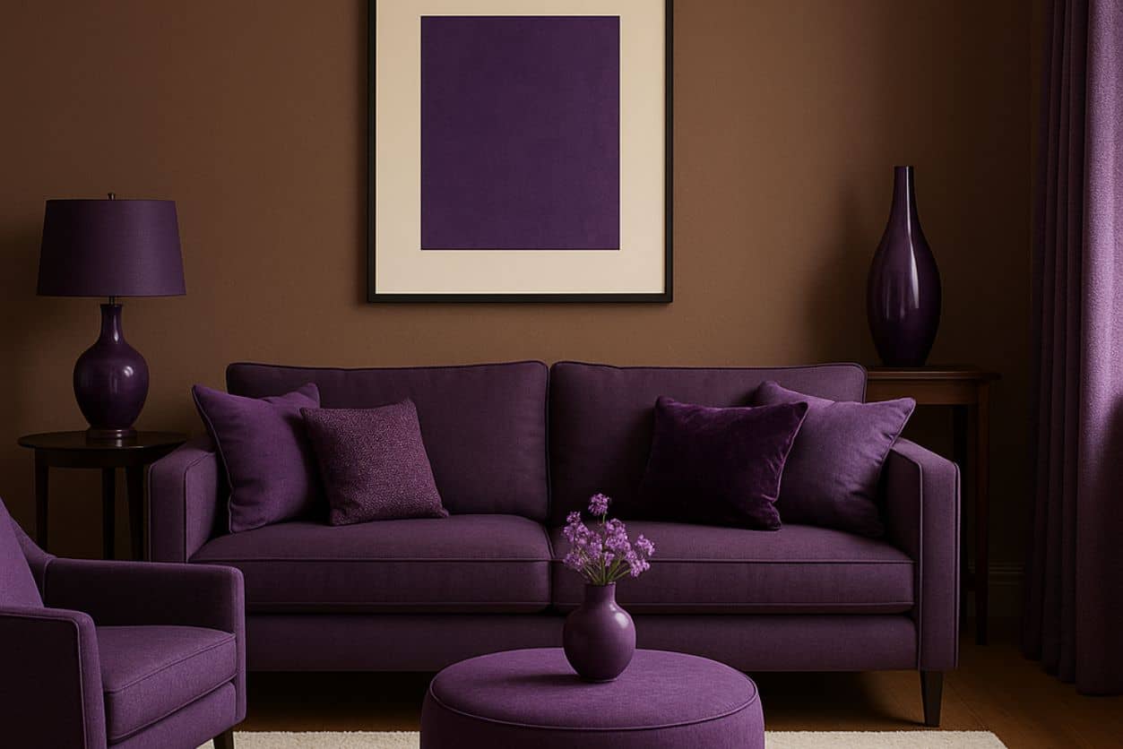 Nos idées d'association avec le marron et le violet