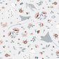 OCEAN FIELD - Papier peint enfant - Motif animaux de l'océan