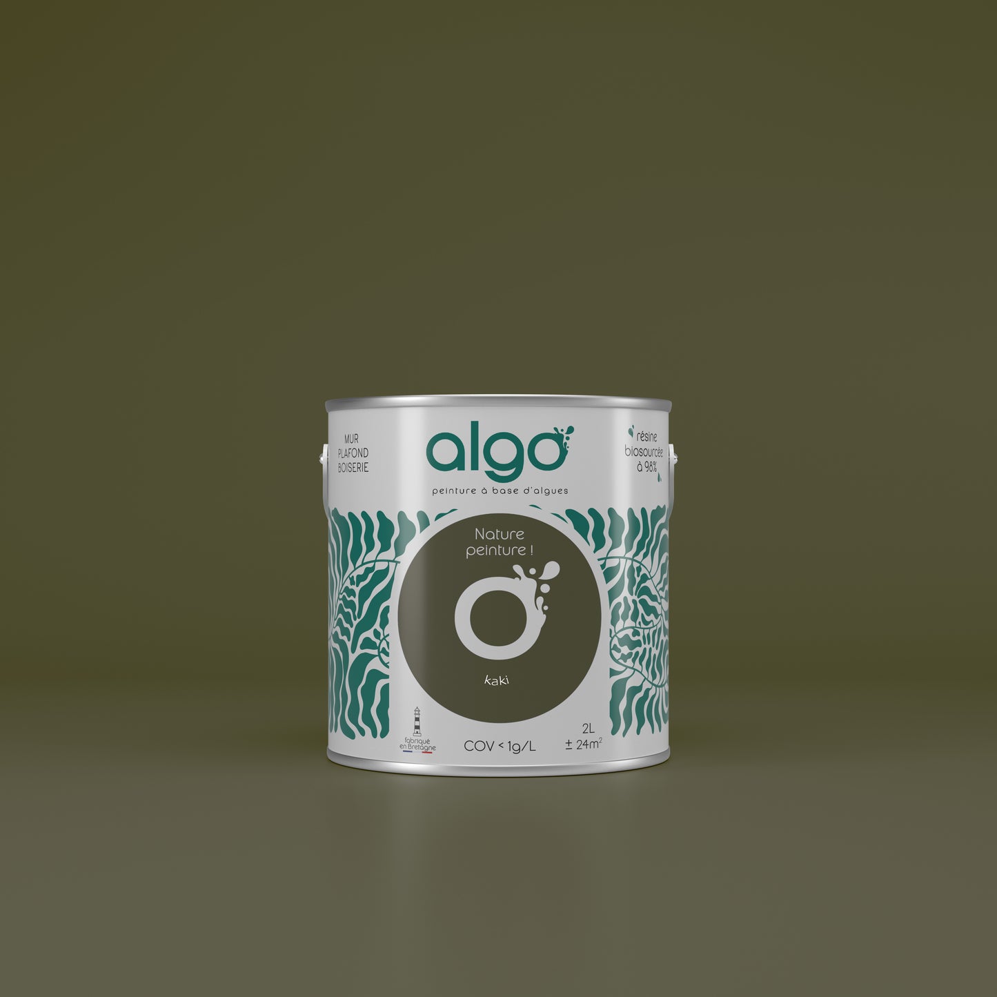 Peinture écologique Algo - Kaki polopolo