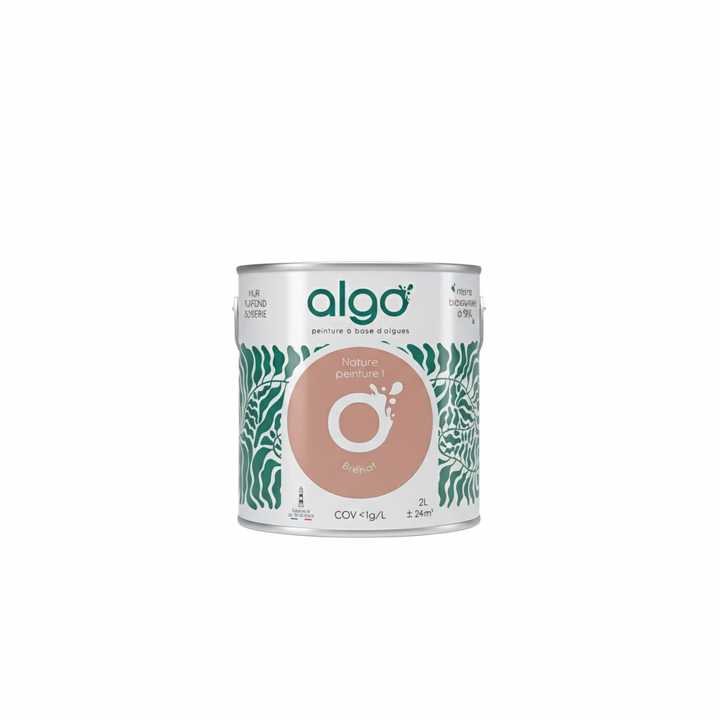 Peinture écologique Algo - Rose Bréhat