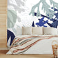 Papier-Peint Algo " Comme Matisse " - Bleu Atlantique