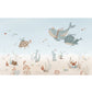 LOTAN - Papier peint panoramique - Fonds marins, les baleines