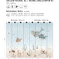 LOTAN - Papier peint panoramique - Fonds marins, les baleines