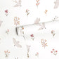 COCCINELLA - Papier peint enfant - Hirondelles et fleurs