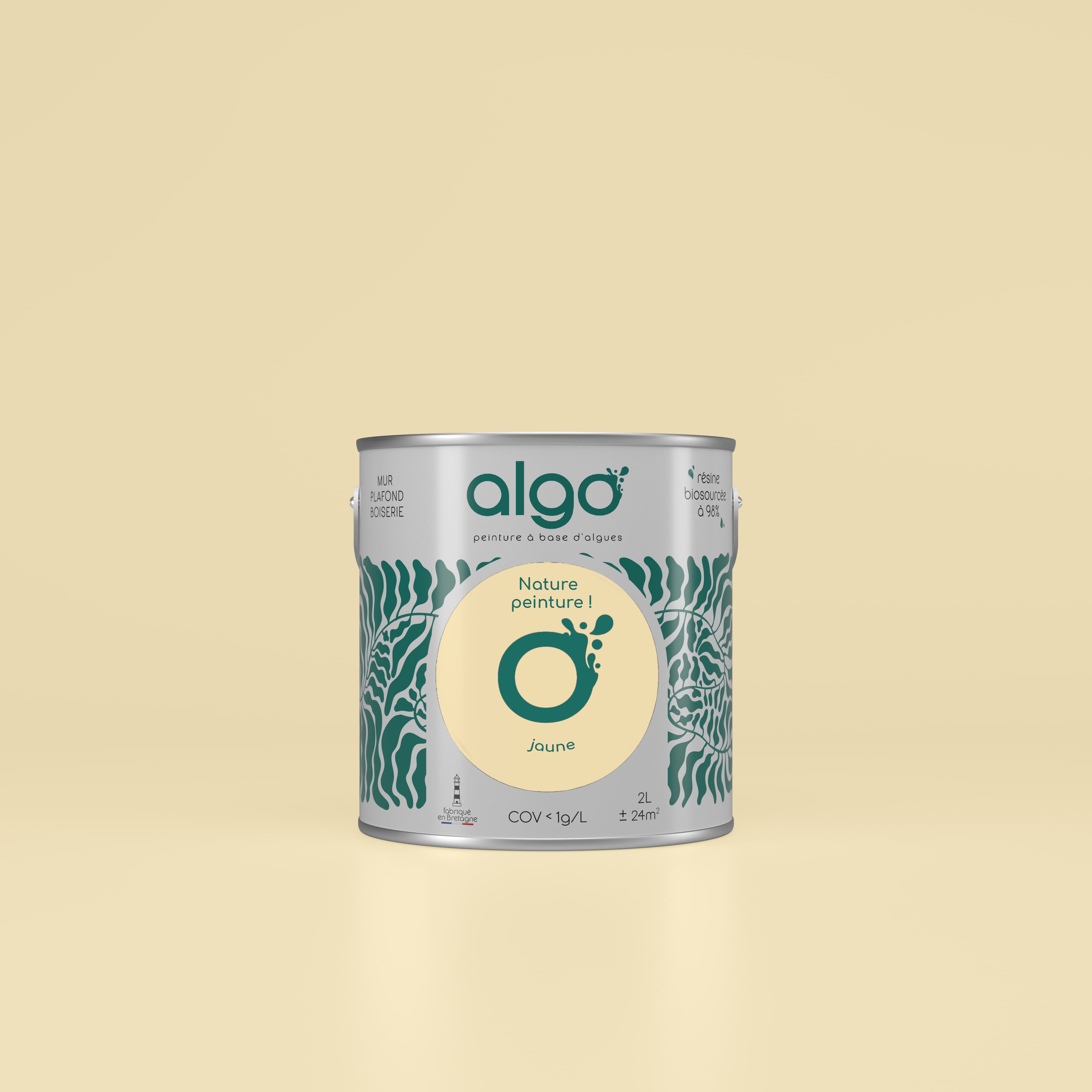 Peinture écologique Algo - Jaune polopolo