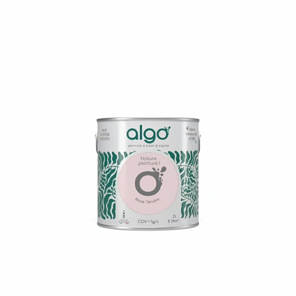 Peinture écologique Algo - Rose tendre