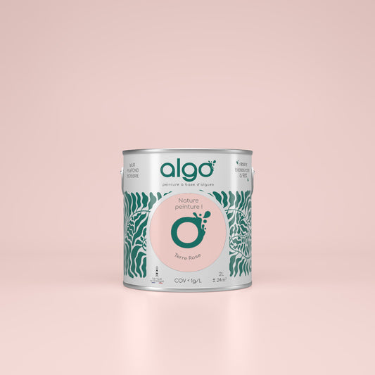 Peinture écologique Algo - Terre Rose