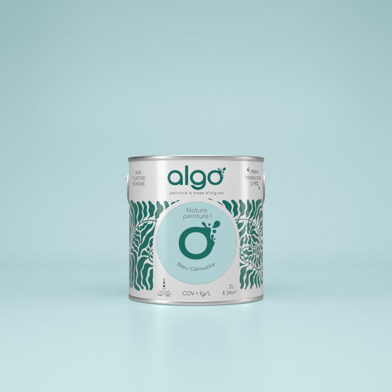 Peinture écologique Algo - Bleu Clématite