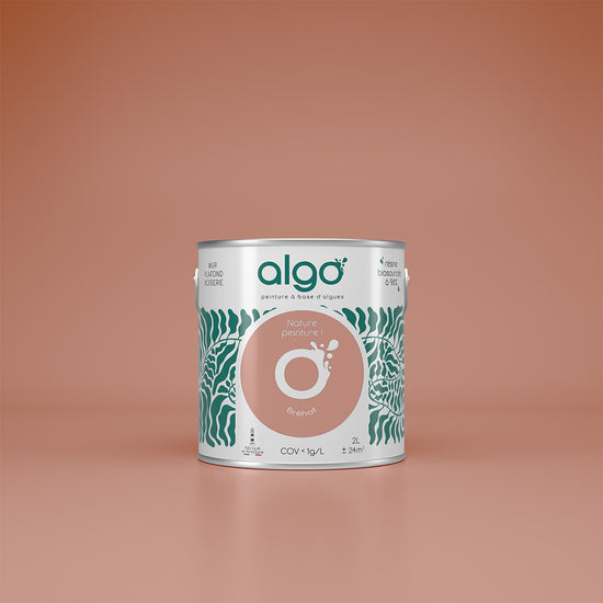 Peinture écologique Algo - Rose Bréhat