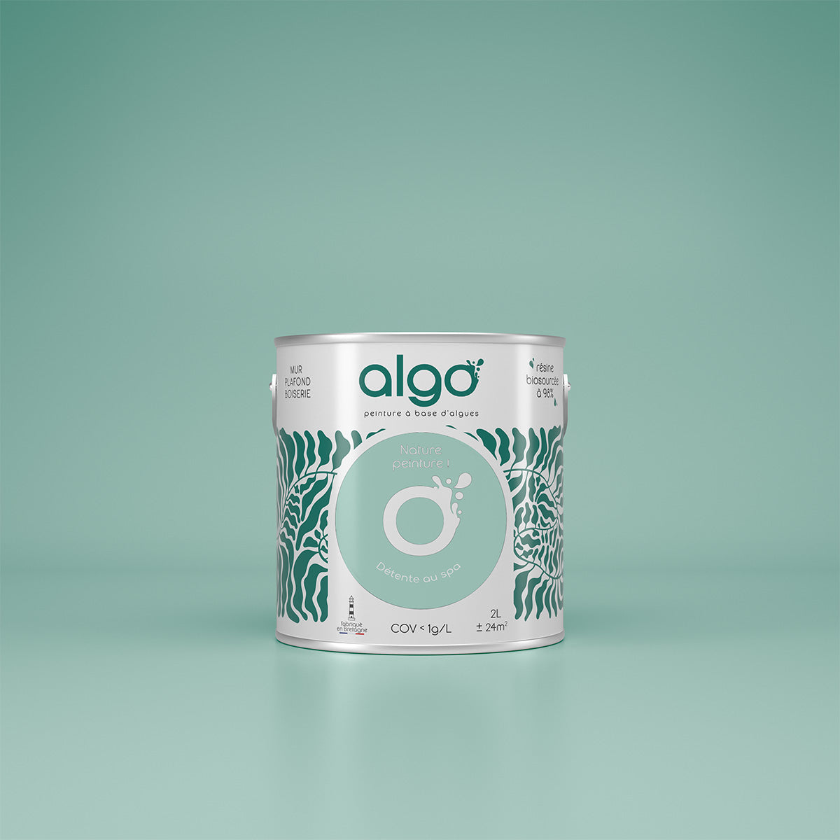 Peinture écologique Algo - Vert Détente au Spa