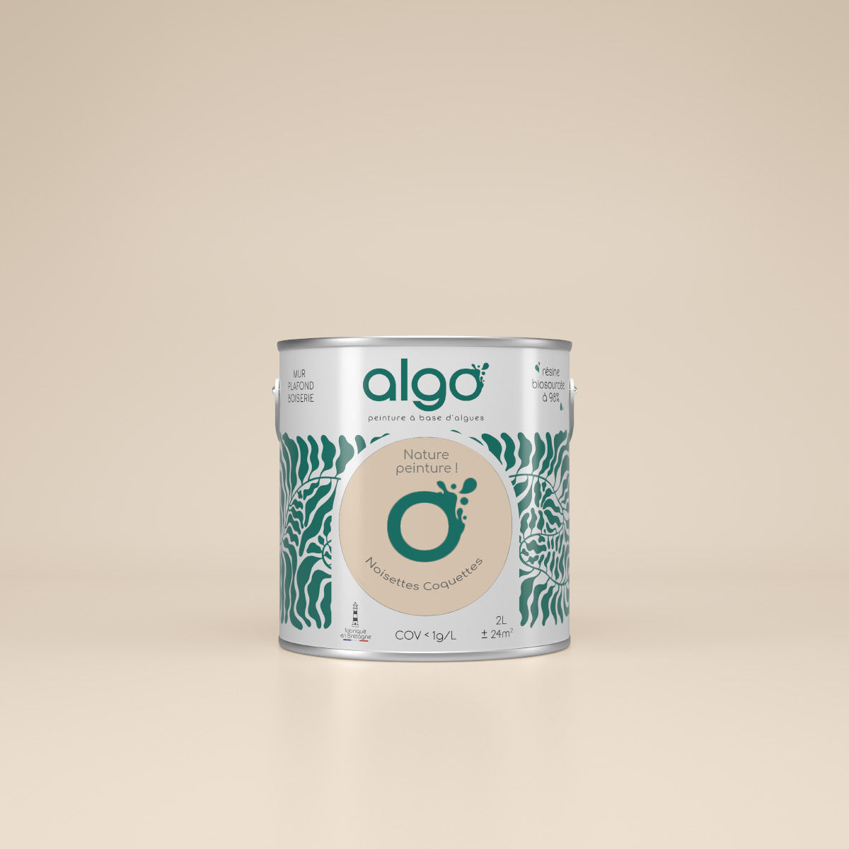 Peinture écologique Algo - Beige Noisettes Coquettes