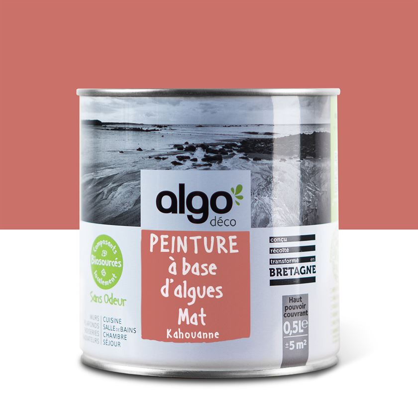 Peinture écologique Algo - Orange Kahouanne