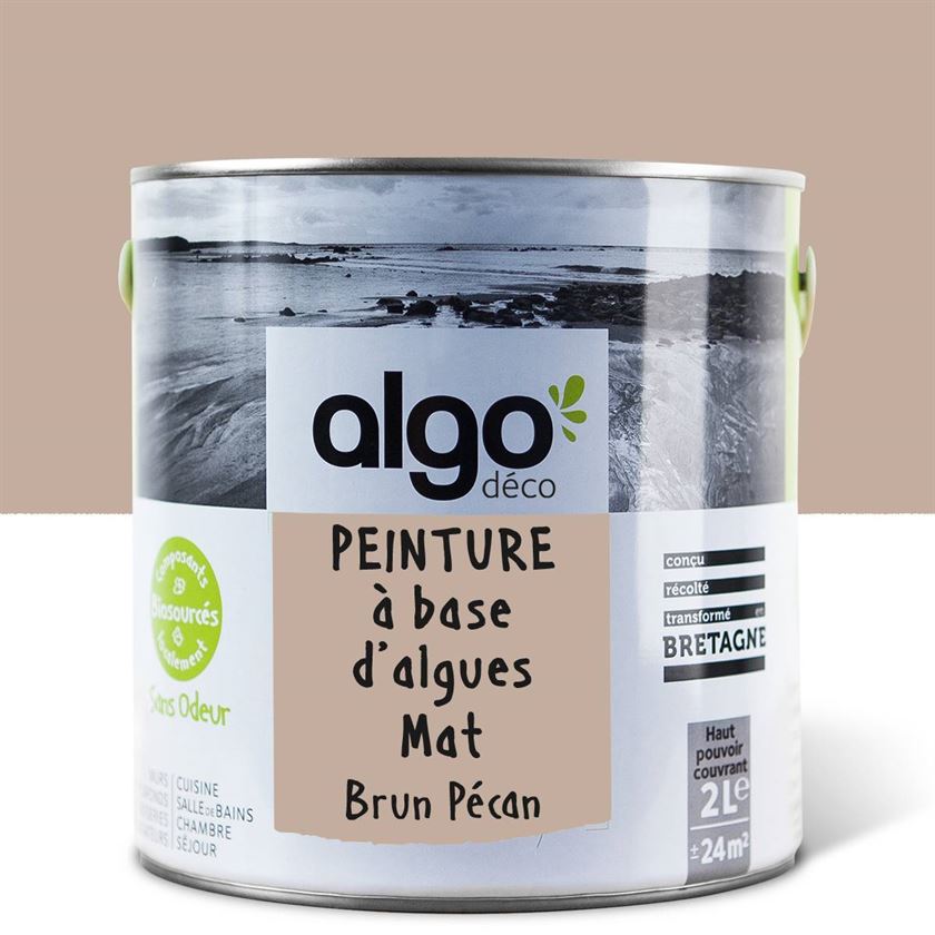 Peinture écologique Algo - Brun Pécan