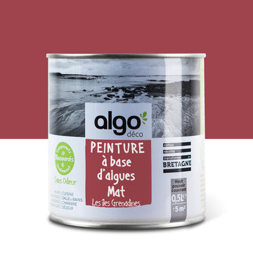Peinture écologique Algo - Rouge Les Îles Grenadines