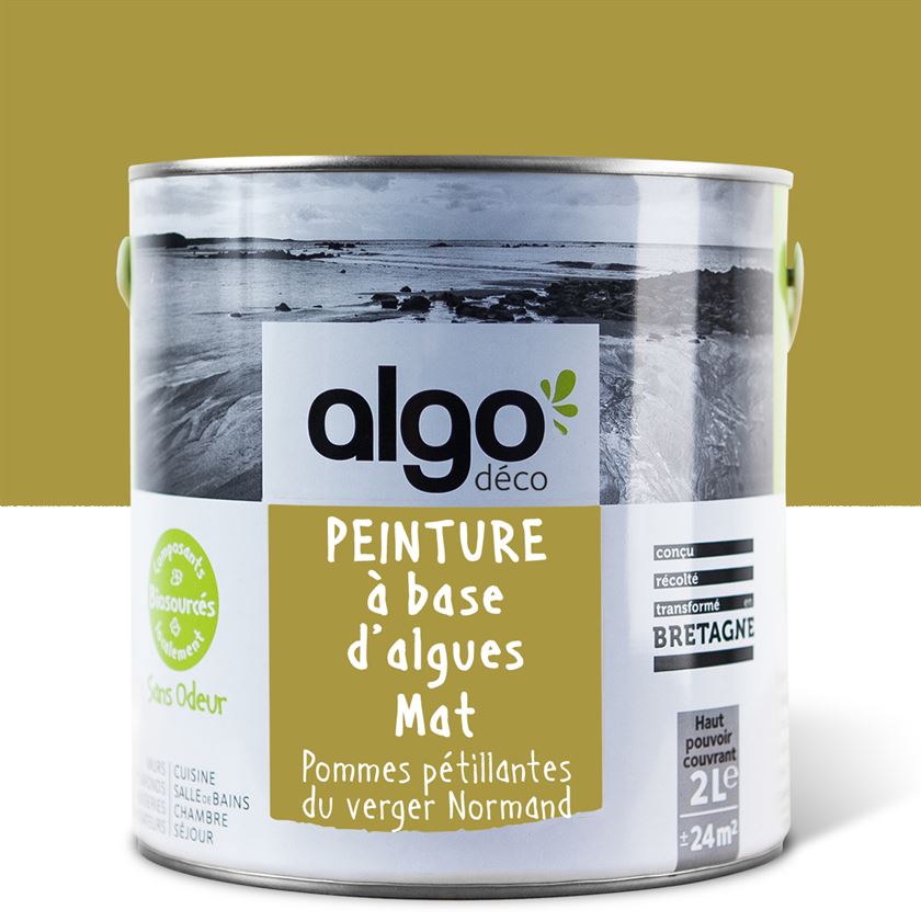 Peinture écologique Algo - Verte Pommes Pétillantes du Verger Normand