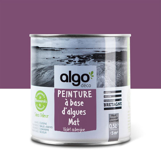 Peinture écologique Algo - Violet Aubergine