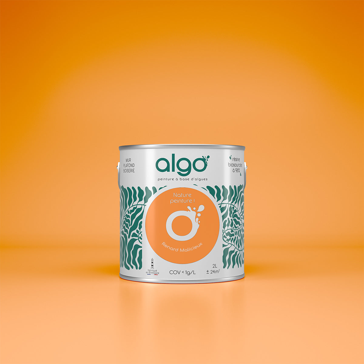 Algo Eco-Friendly Paint - Mischievous Fox Orange