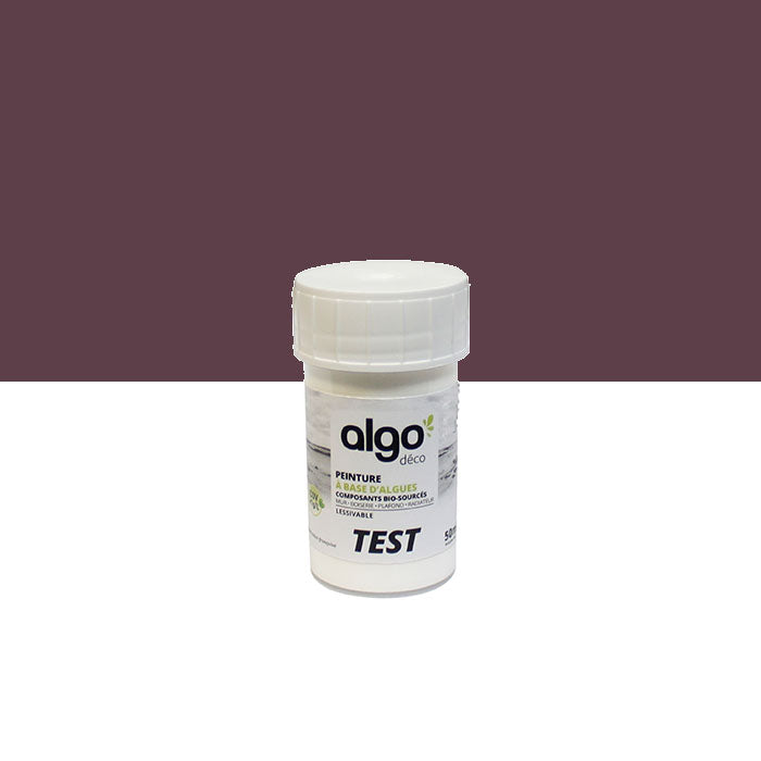 Testeur de Peinture écologique Algo Violet Nuit d'Ivresse