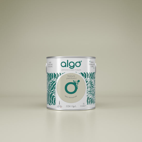 Peinture écologique Algo - Vert Amande